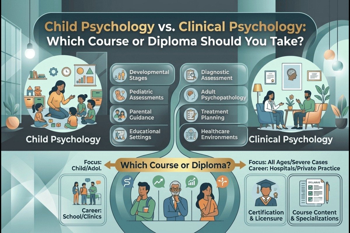Child Psychology vs. Clinical Psychology: Which Course or Diploma Should You Take?